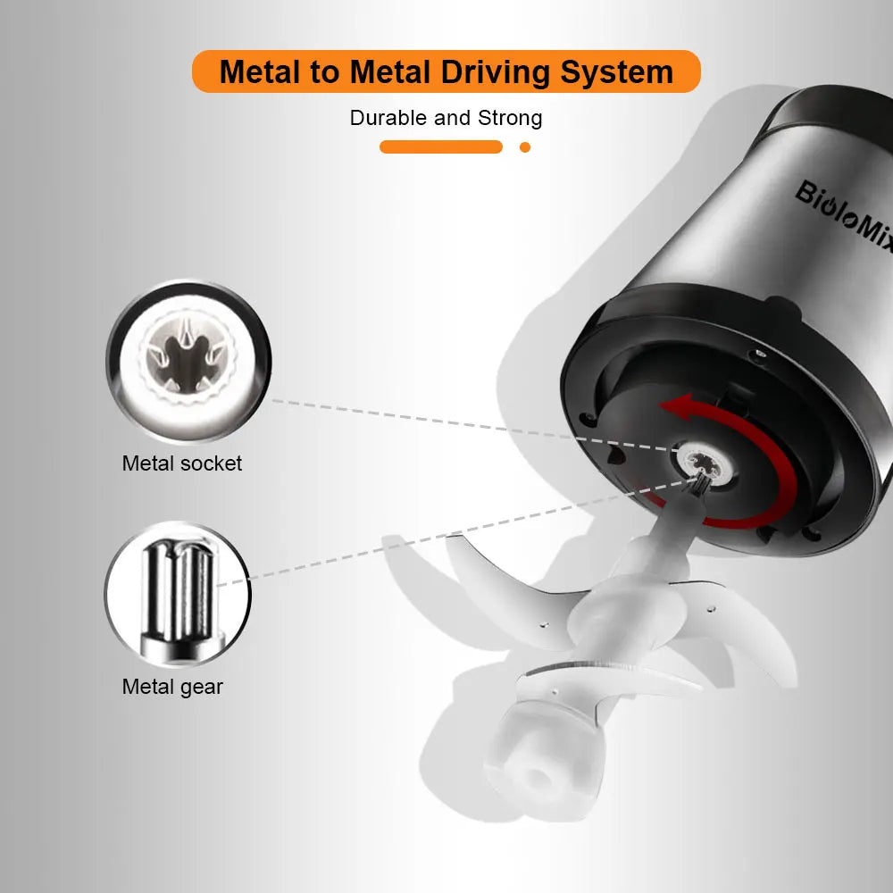 Chopper Stainless Steel Meat/Vegetable Grinder 2L & 3L Capacity Electric