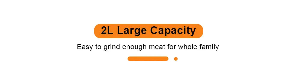 Chopper Stainless Steel Meat/Vegetable Grinder 2L & 3L Capacity Electric