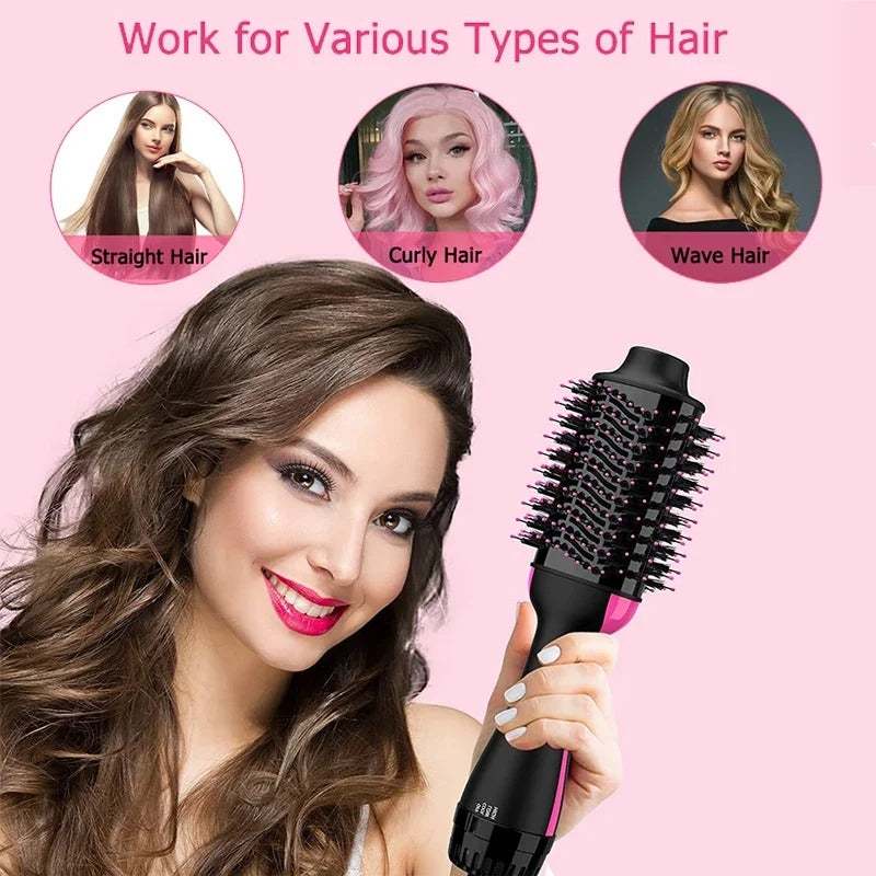 3 in 1 One Step Brush Hair Dryer Straightener Curler Volumizer