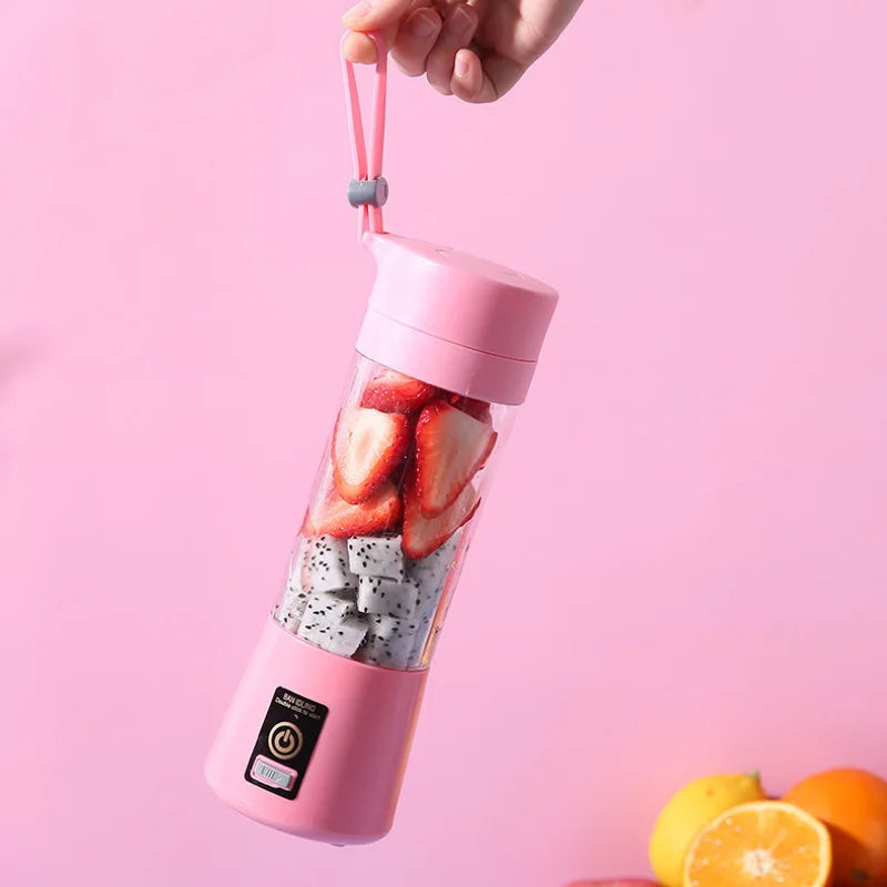 6 Blades Portable Juicer Bottle (Rechargeable)