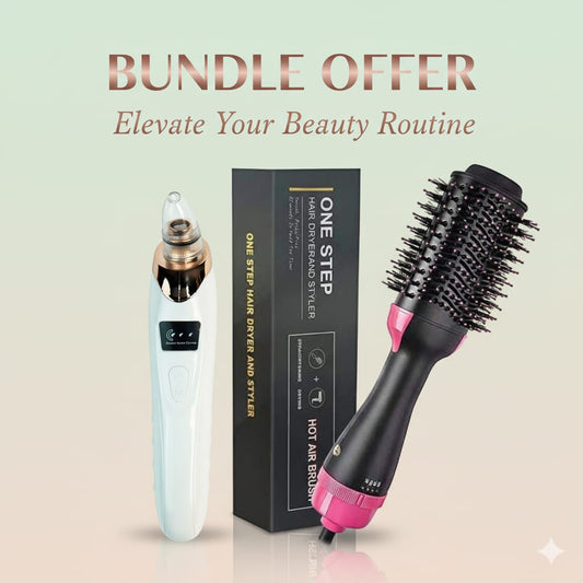 Blackhead Remover + Dryer, Straightener, Volumizer (Bundle Deal)