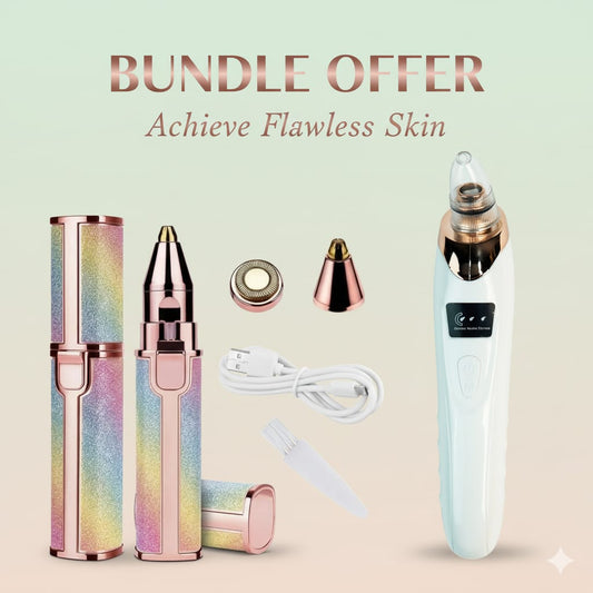 2in1 Blackhead Remover + Eyebrow Trimmer (Bundle Deal)